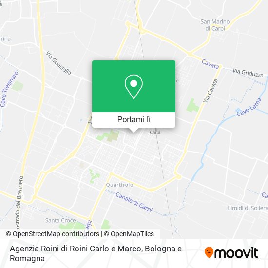 Mappa Agenzia Roini di Roini Carlo e Marco