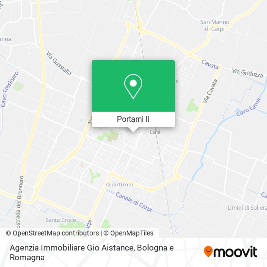 Mappa Agenzia Immobiliare Gio Aistance