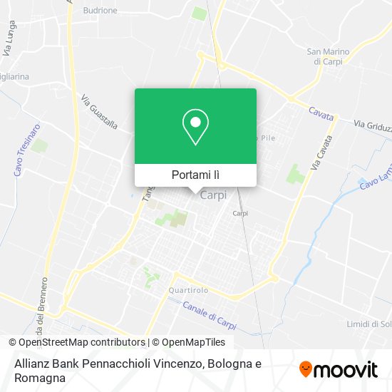 Mappa Allianz Bank Pennacchioli Vincenzo