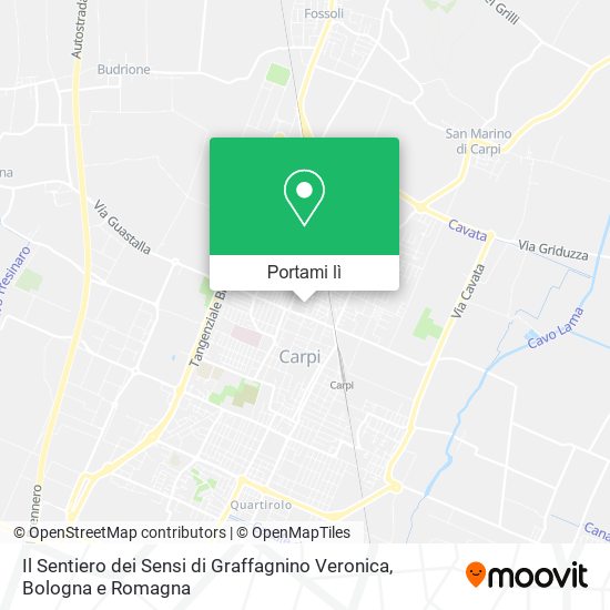 Mappa Il Sentiero dei Sensi di Graffagnino Veronica