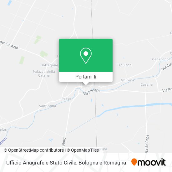 Mappa Ufficio Anagrafe e Stato Civile