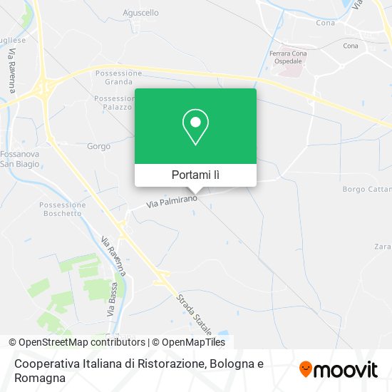 Mappa Cooperativa Italiana di Ristorazione