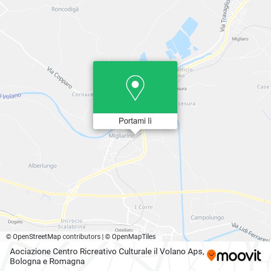 Mappa Aociazione Centro Ricreativo Culturale il Volano Aps