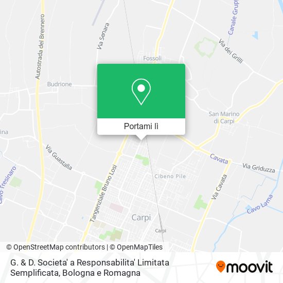 Mappa G. & D. Societa' a Responsabilita' Limitata Semplificata