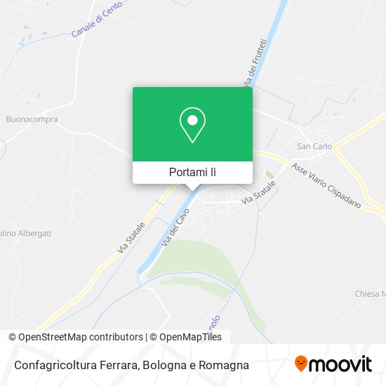 Mappa Confagricoltura Ferrara