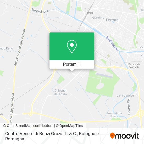 Mappa Centro Venere di Benzi Grazia L. & C.