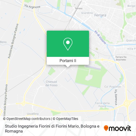 Mappa Studio Ingegneria Fiorini di Fiorini Mario