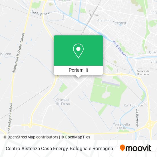 Mappa Centro Aistenza Casa Energy