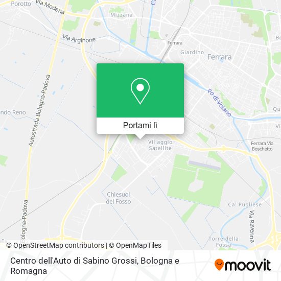 Mappa Centro dell'Auto di Sabino Grossi