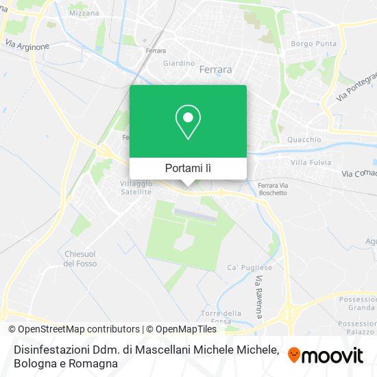 Mappa Disinfestazioni Ddm. di Mascellani Michele Michele