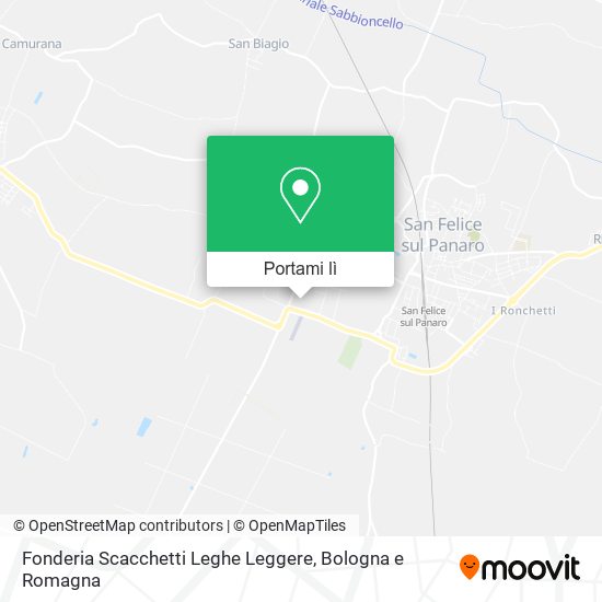 Mappa Fonderia Scacchetti Leghe Leggere