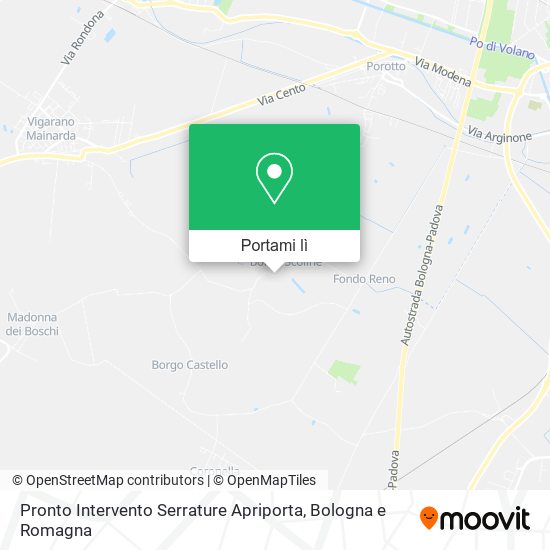 Mappa Pronto Intervento Serrature Apriporta