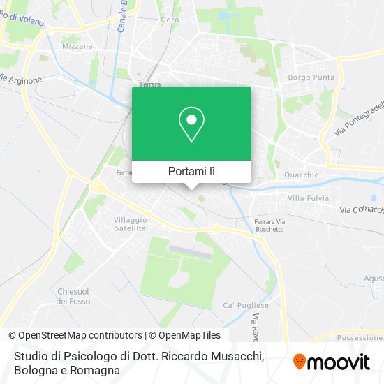 Mappa Studio di Psicologo di Dott. Riccardo Musacchi