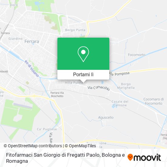 Mappa Fitofarmaci San Giorgio di Fregatti Paolo