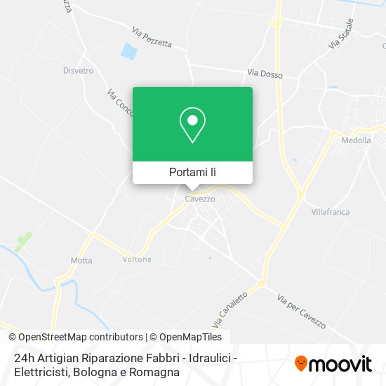 Mappa 24h Artigian Riparazione Fabbri - Idraulici - Elettricisti