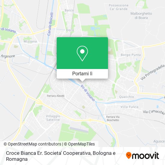 Mappa Croce Bianca Er. Societa' Cooperativa