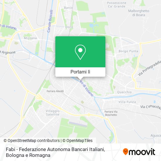 Mappa Fabi - Federazione Autonoma Bancari Italiani