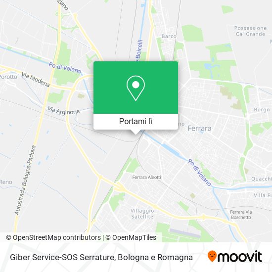 Mappa Giber Service-SOS Serrature