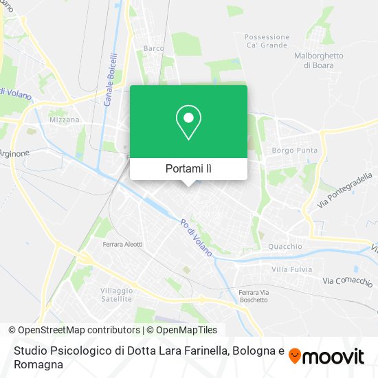 Mappa Studio Psicologico di Dotta Lara Farinella