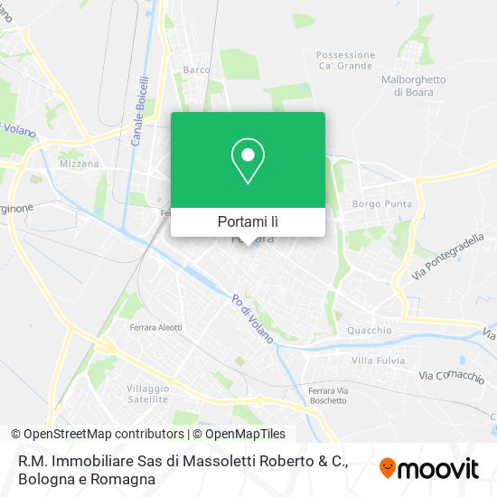 Mappa R.M. Immobiliare Sas di Massoletti Roberto & C.
