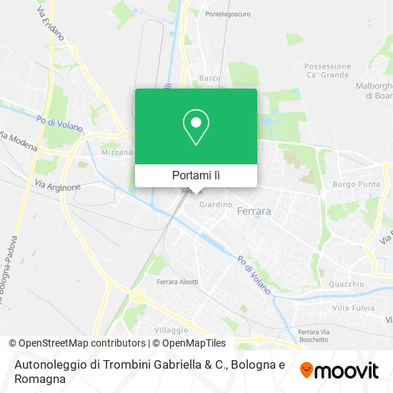 Mappa Autonoleggio di Trombini Gabriella & C.