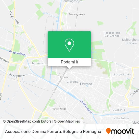 Mappa Associazione Domina Ferrara