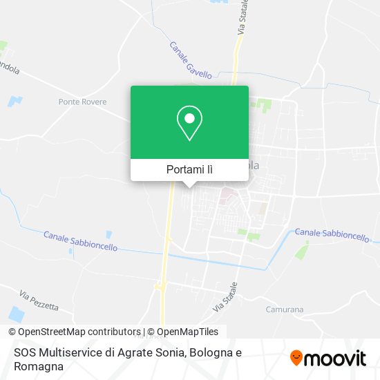 Mappa SOS Multiservice di Agrate Sonia