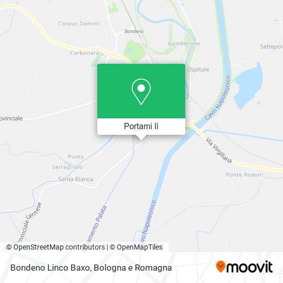 Mappa Bondeno Linco Baxo