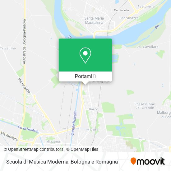 Mappa Scuola di Musica Moderna