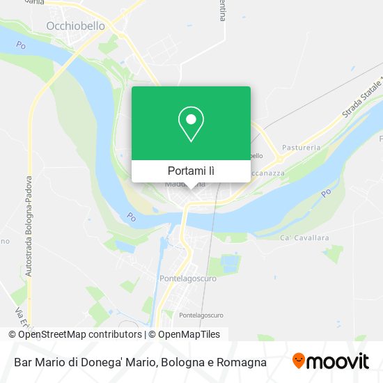 Mappa Bar Mario di Donega' Mario