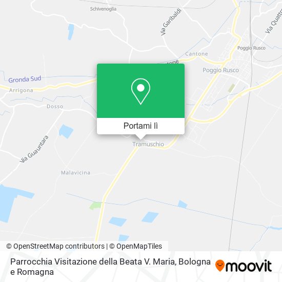 Mappa Parrocchia Visitazione della Beata V. Maria