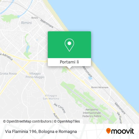 Mappa Via Flaminia 196