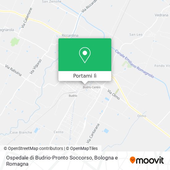 Mappa Ospedale di Budrio-Pronto Soccorso