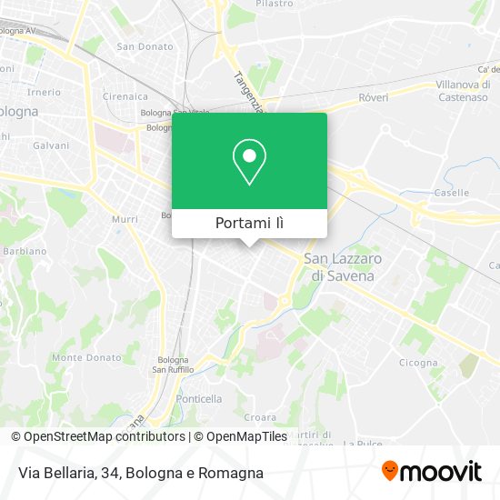 Mappa Via Bellaria, 34