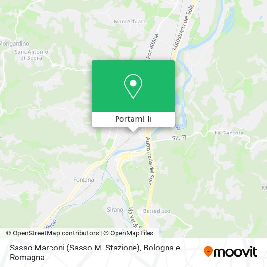 Mappa Sasso Marconi (Sasso M. Stazione)