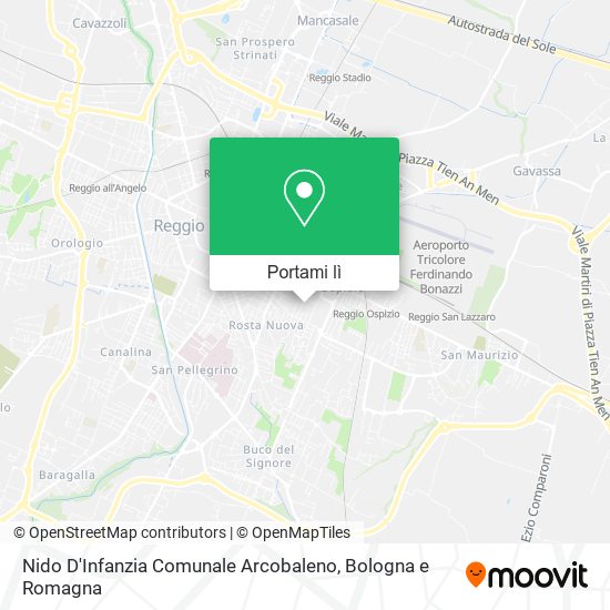 Mappa Nido D'Infanzia Comunale Arcobaleno