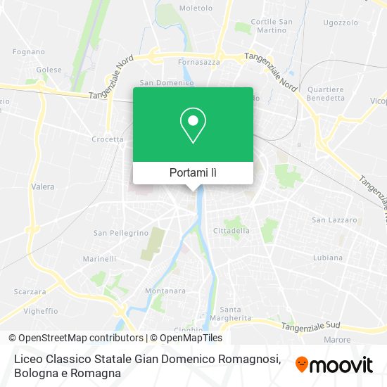 Mappa Liceo Classico Statale Gian Domenico Romagnosi