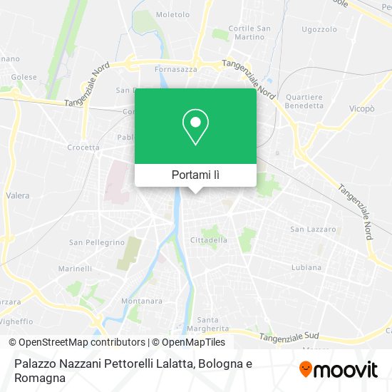 Mappa Palazzo Nazzani Pettorelli Lalatta
