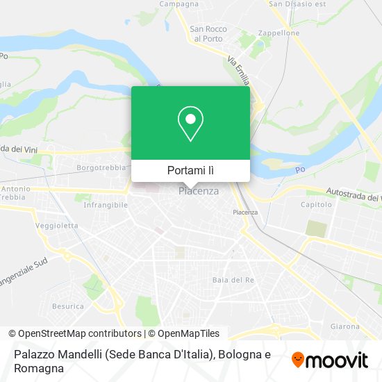 Mappa Palazzo Mandelli (Sede Banca D'Italia)