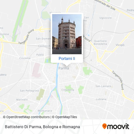 Mappa Battistero Di Parma