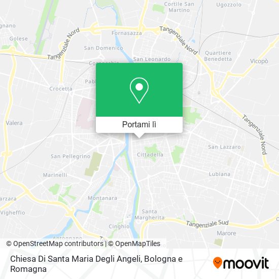 Mappa Chiesa Di Santa Maria Degli Angeli