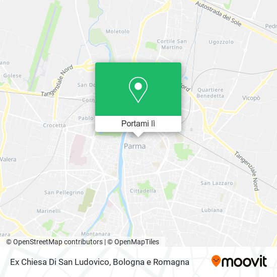 Mappa Ex Chiesa Di San Ludovico