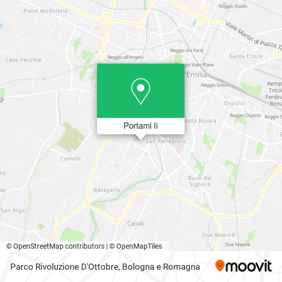 Mappa Parco Rivoluzione D'Ottobre