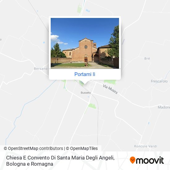 Mappa Chiesa E Convento Di Santa Maria Degli Angeli
