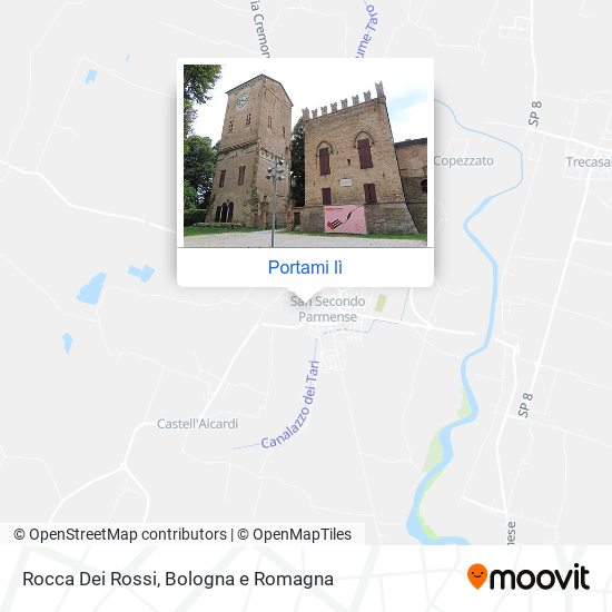 Mappa Rocca Dei Rossi