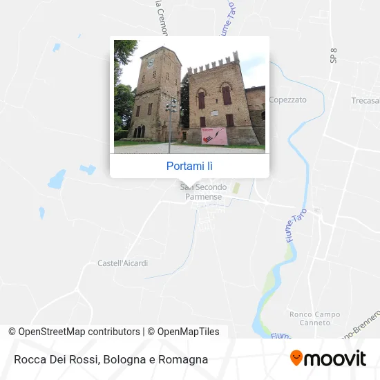 Mappa Rocca Dei Rossi