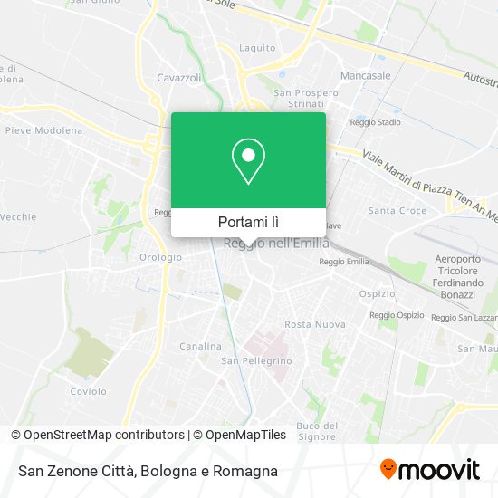 Mappa San Zenone Città