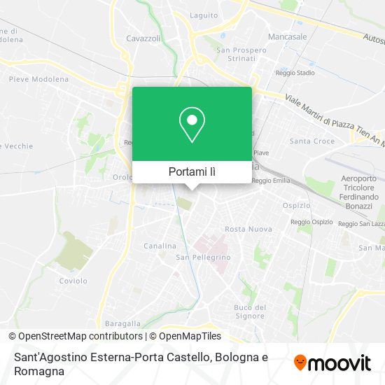Mappa Sant'Agostino Esterna-Porta Castello