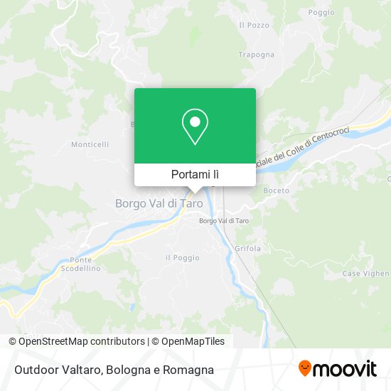 Mappa Outdoor Valtaro