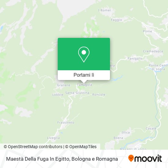 Mappa Maestà Della Fuga In Egitto